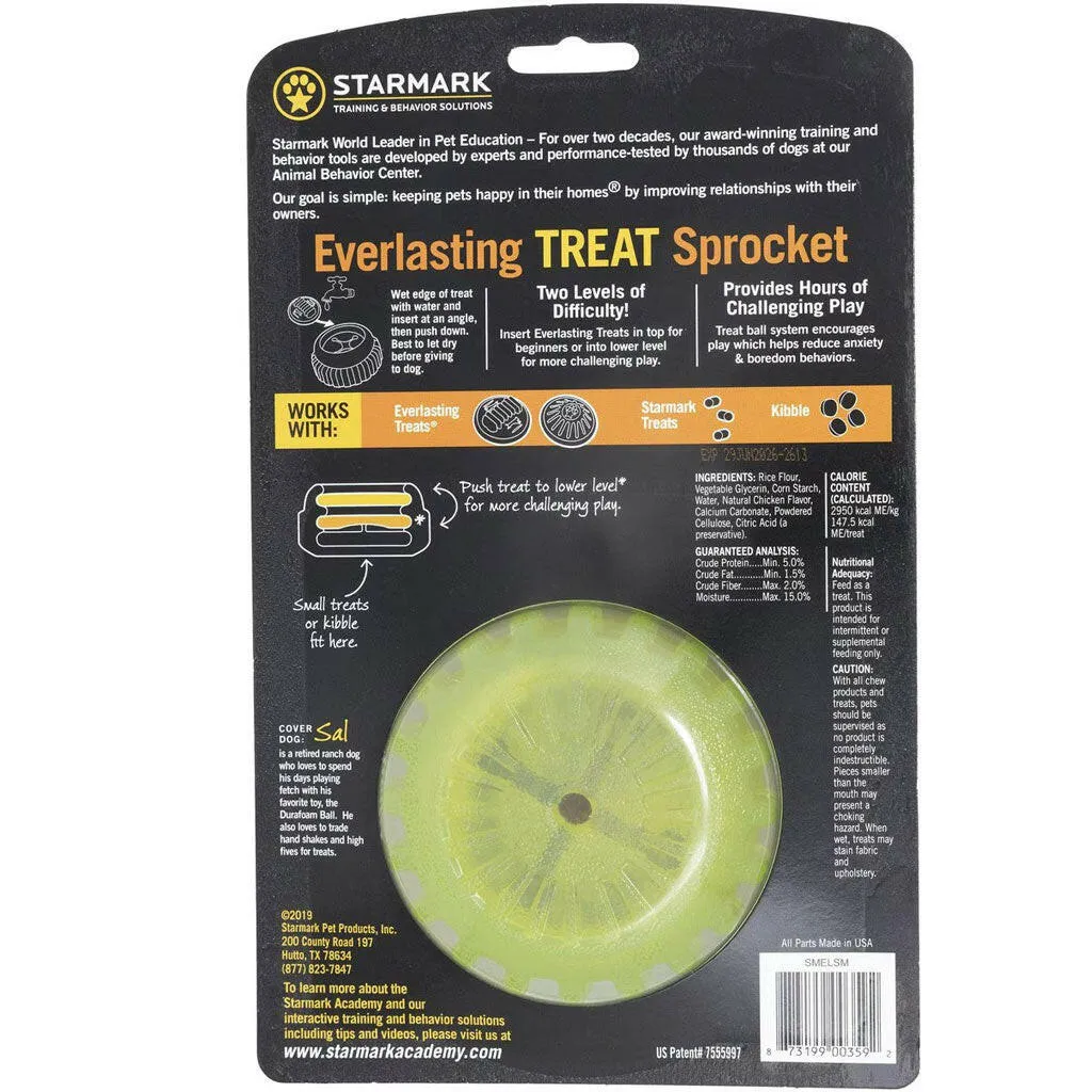 Starmark Everlasting Sprocket Tough Treat Dispenser Dog Toy