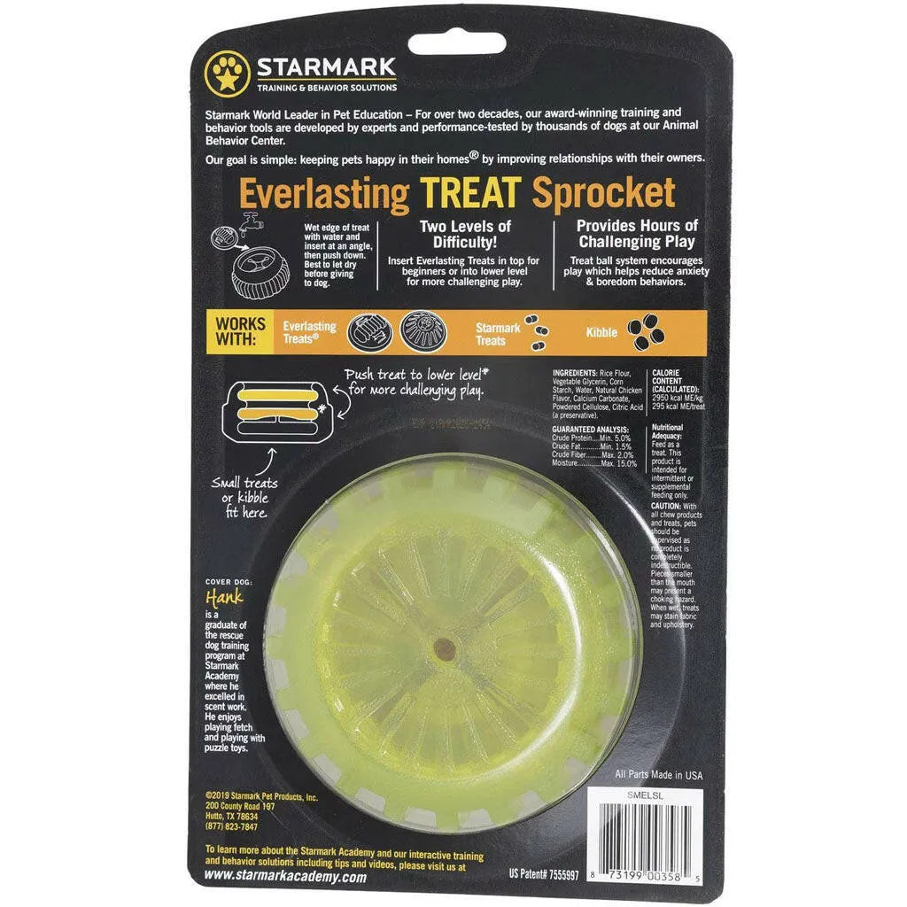 Starmark Everlasting Sprocket Tough Treat Dispenser Dog Toy