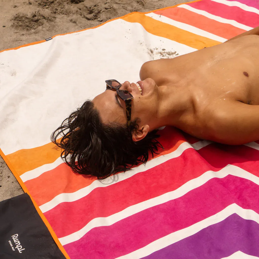 The Everywhere Mat - Retro Sunrise (The Stash Mat)