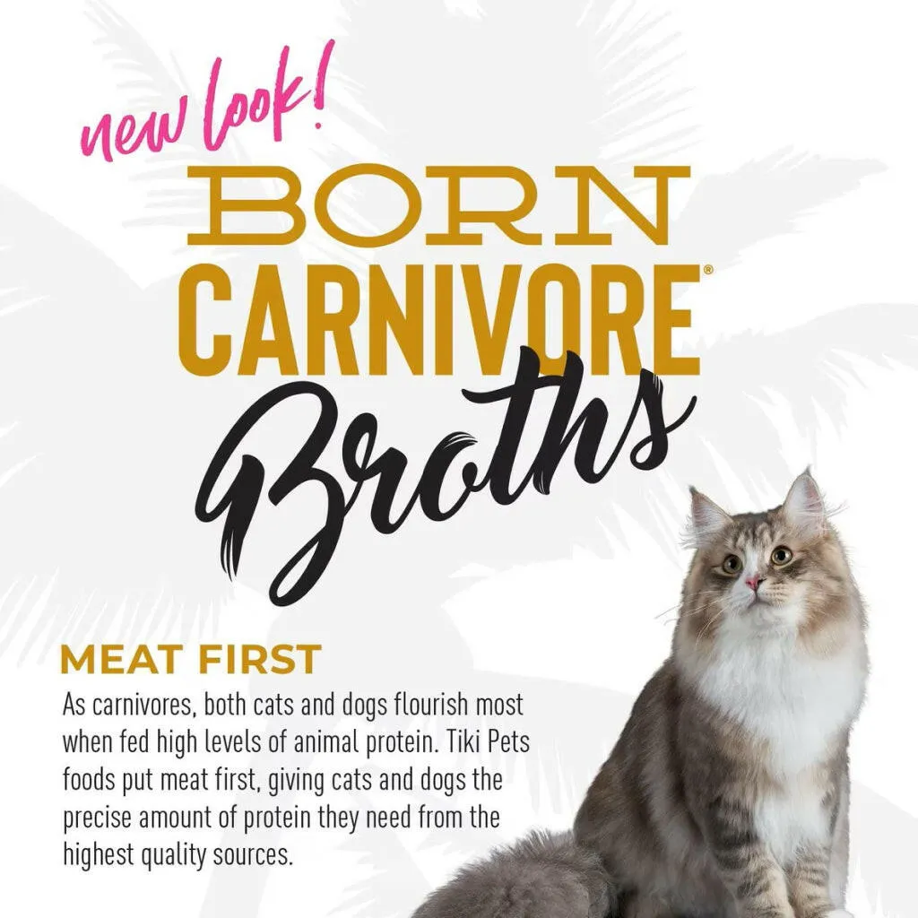 Tiki Cat Chicken Broth Pouch (1.3 oz x 12 pouches)