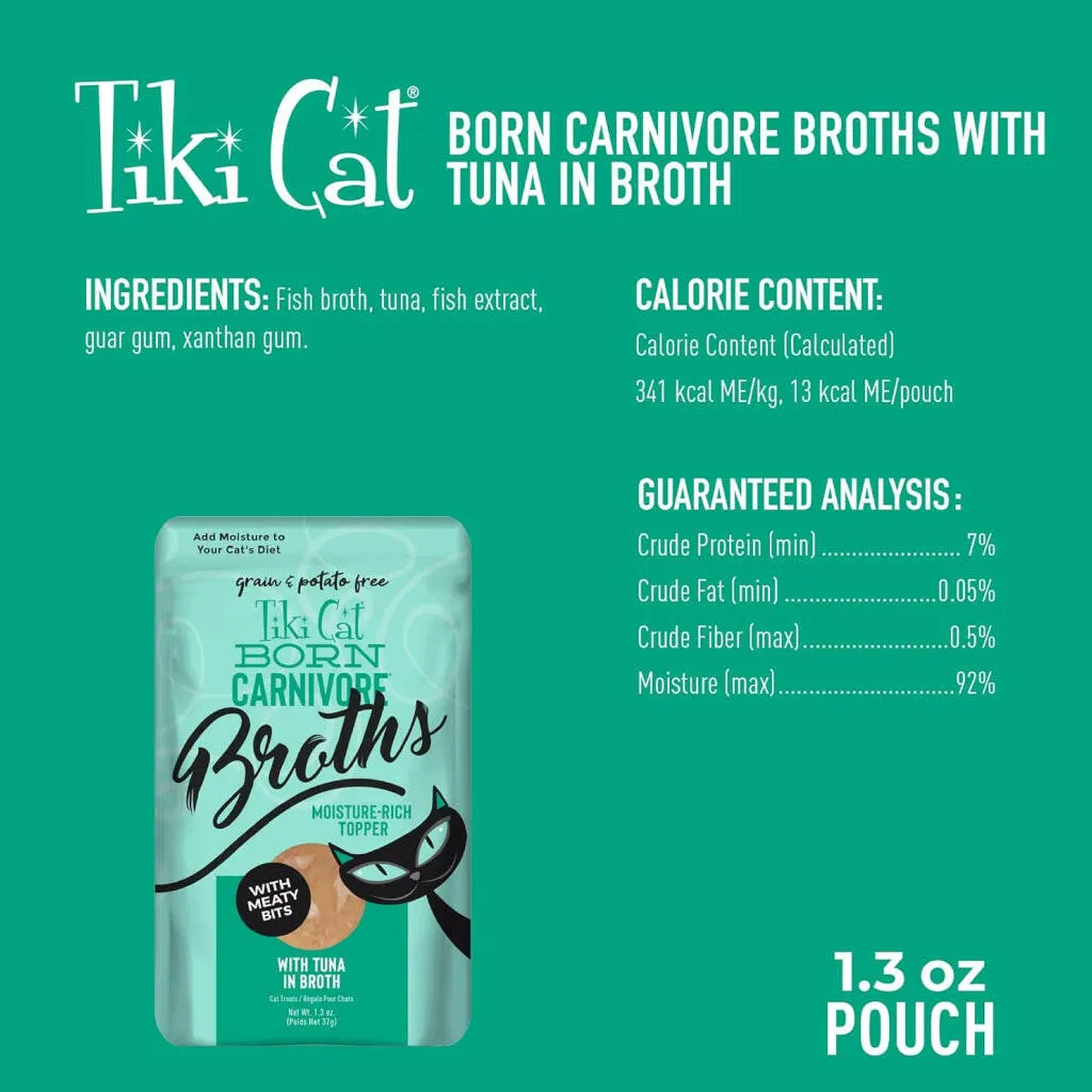 Tiki Cat Tuna Broth Pouch (1.3 oz x 12 pouches)