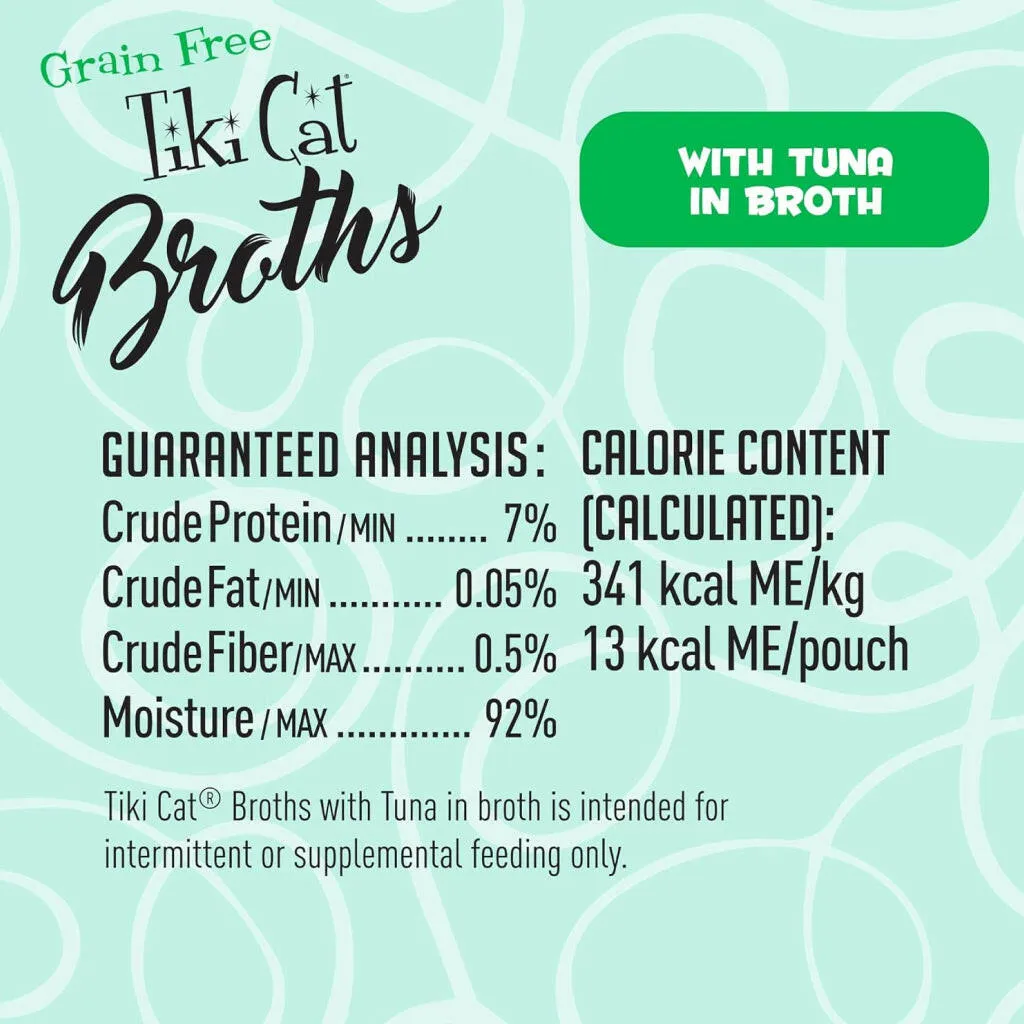 Tiki Cat Tuna Broth Pouch (1.3 oz x 12 pouches)