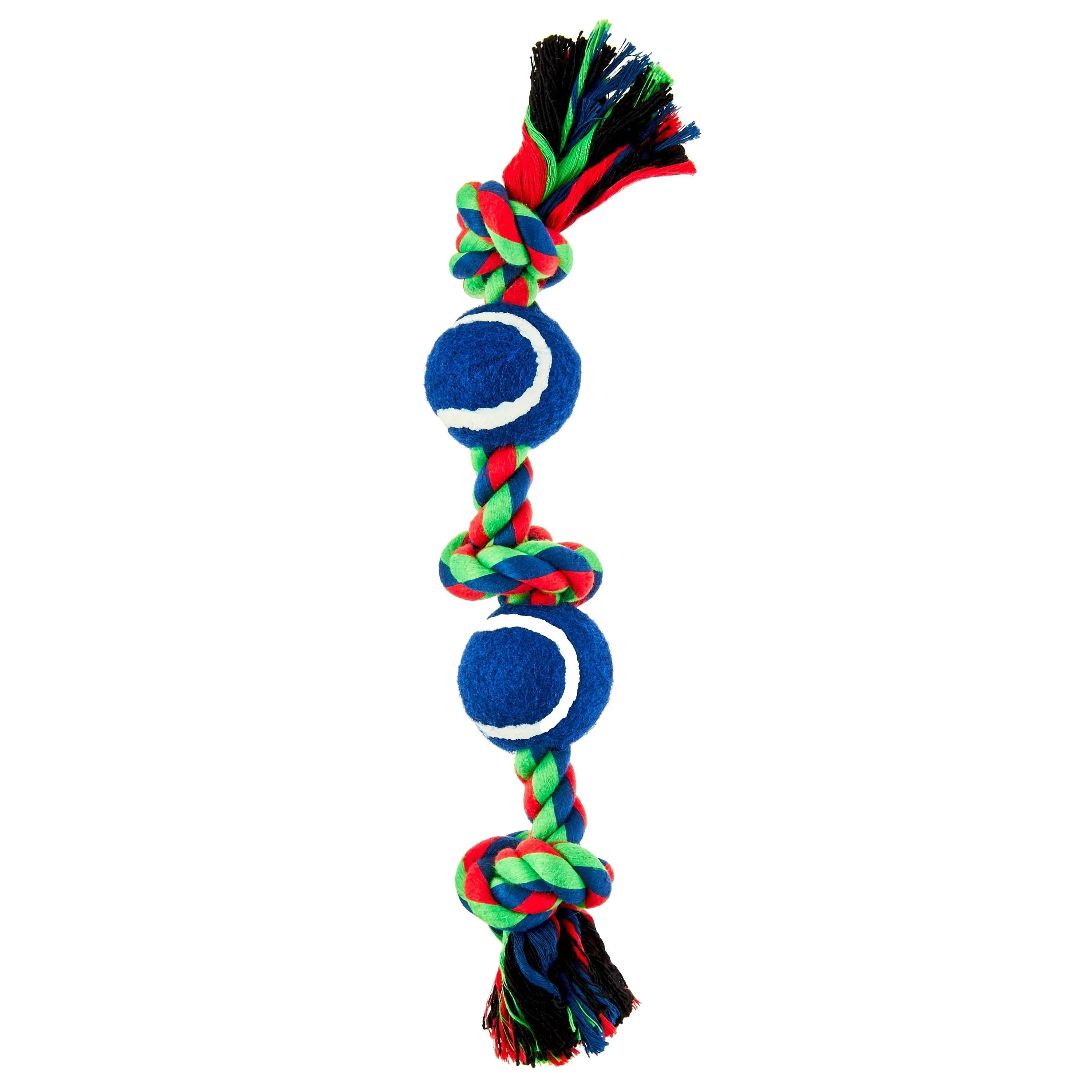 Vibrant Life Chomp and Tug Buddy Tennis Balls Dog Chew Toy