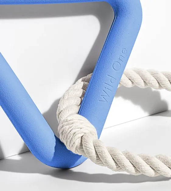 Wild One Triangle Tug Dog Chew Toy (Moonstone)