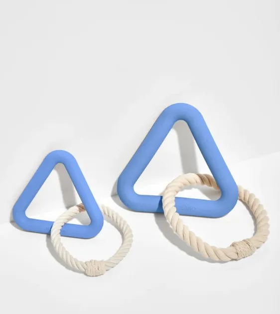 Wild One Triangle Tug Dog Chew Toy (Moonstone)