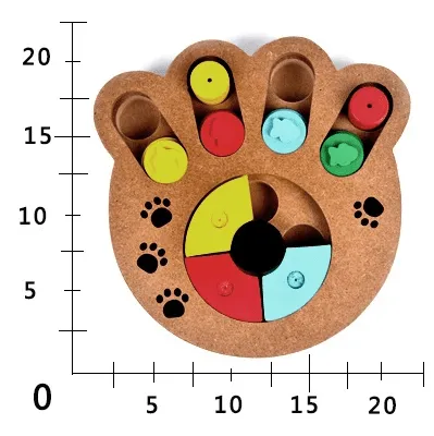 Wooden Puzzle Toy for Dogs