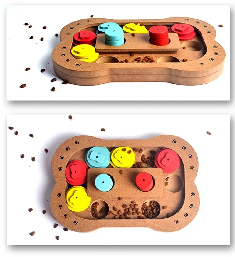 Wooden Puzzle Toy for Dogs
