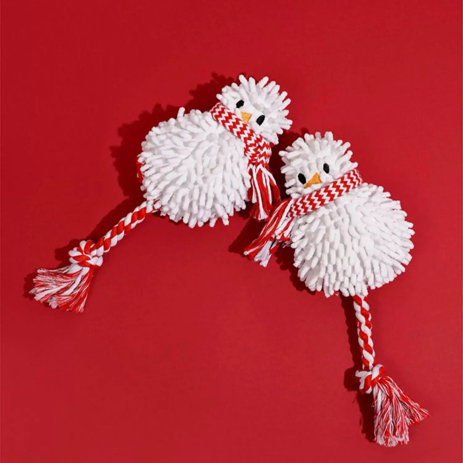 ZEZE Christmas Snowman Dog Rope
